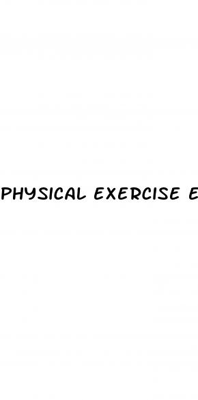 physical exercise erectile dysfunction