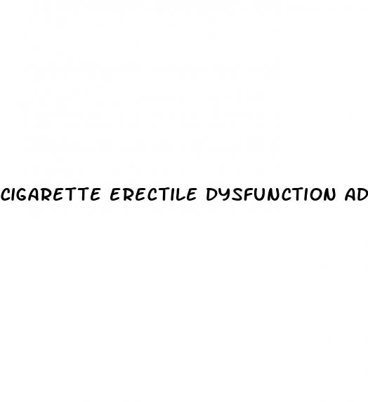 cigarette erectile dysfunction ad