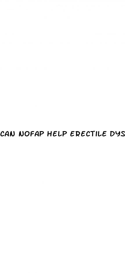 can nofap help erectile dysfunction