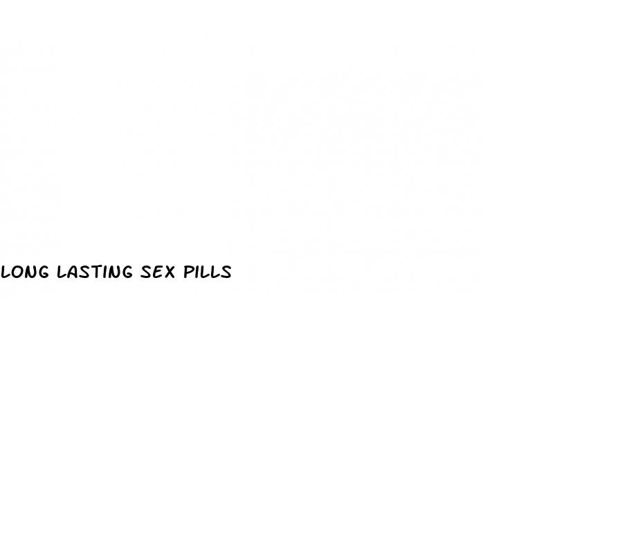 long lasting sex pills