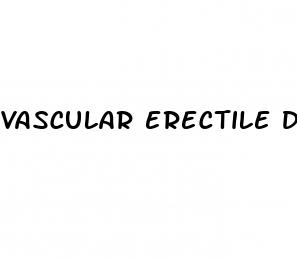 vascular erectile dysfunction treatment