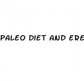 paleo diet and erectile dysfunction