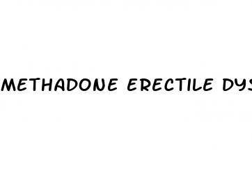 methadone erectile dysfunction treatment