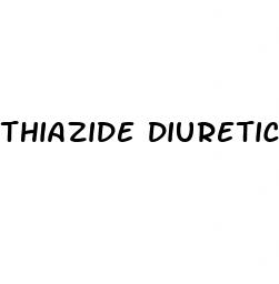 thiazide diuretics and erectile dysfunction