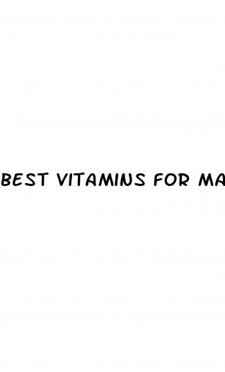 best vitamins for male enhancement