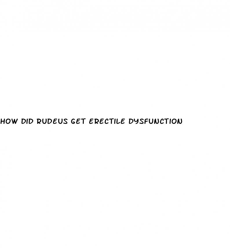 how did rudeus get erectile dysfunction