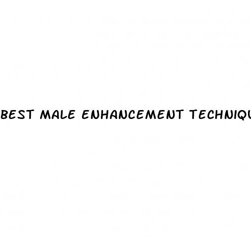 best male enhancement techniques