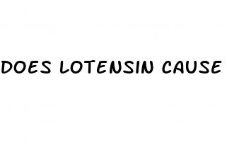 does lotensin cause erectile dysfunction