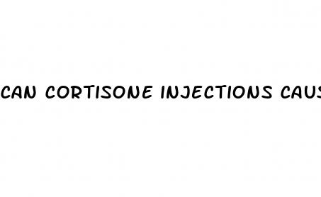 can cortisone injections cause erectile dysfunction