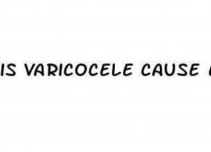 is varicocele cause erectile dysfunction