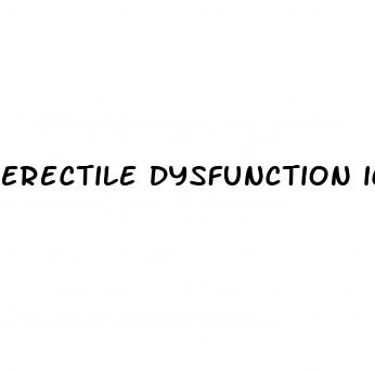 erectile dysfunction icd 10