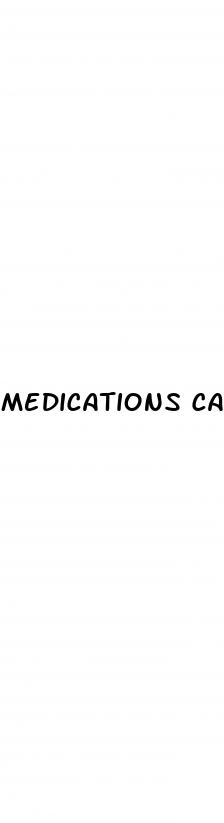 medications causing erectile dysfunction