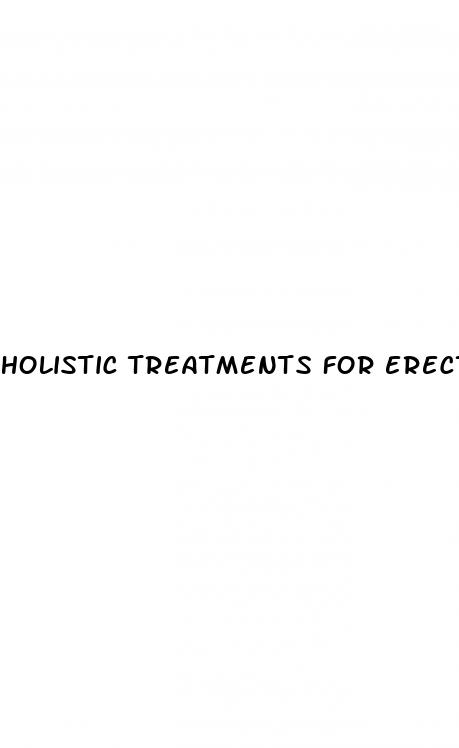 holistic treatments for erectile dysfunction