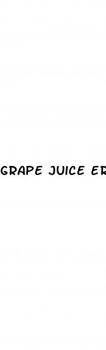 grape juice erectile dysfunction