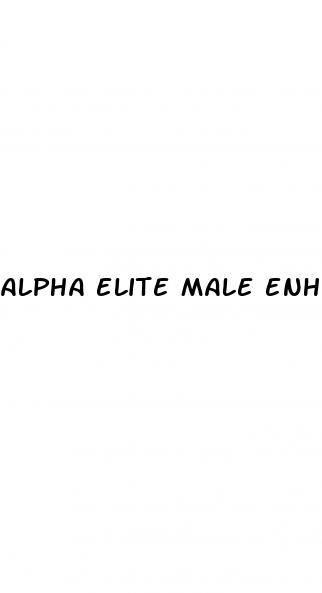 alpha elite male enhancement