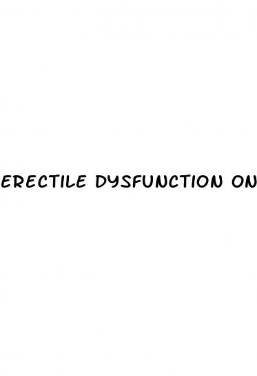 erectile dysfunction online prescription