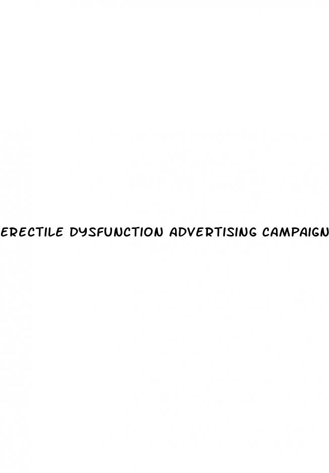 erectile dysfunction advertising campaign