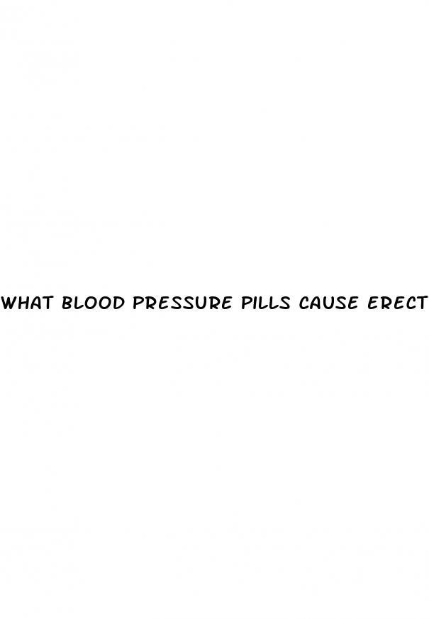 what blood pressure pills cause erectile dysfunction