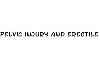 pelvic injury and erectile dysfunction