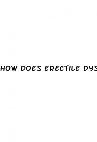 how does erectile dysfunction occur