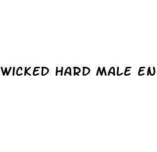 wicked hard male enhancement