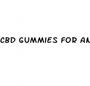 cbd gummies for anxiety reddit