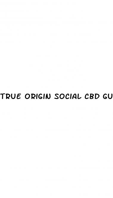 true origin social cbd gummies