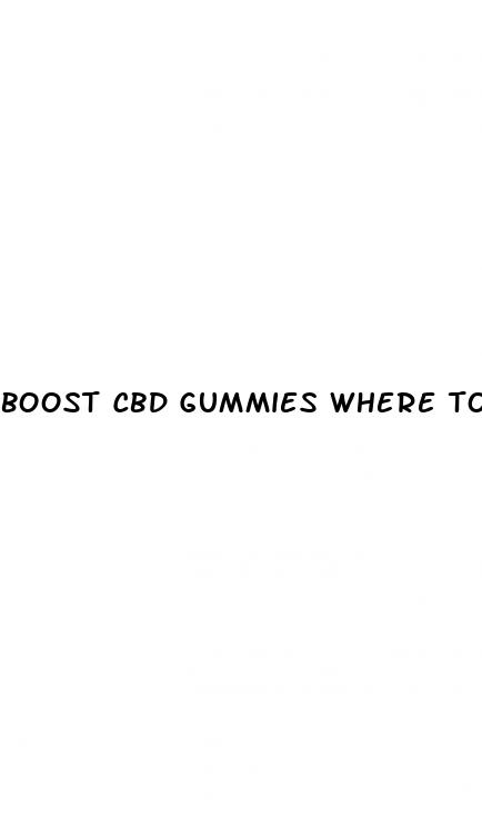 boost cbd gummies where to buy