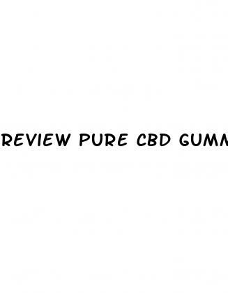 review pure cbd gummies