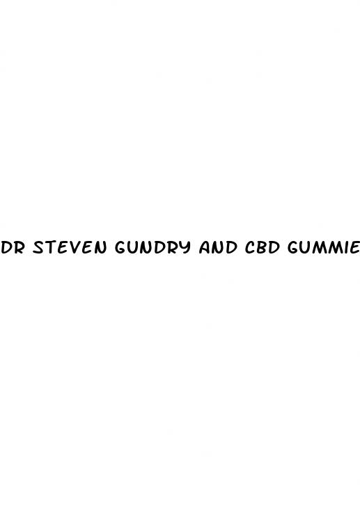 dr steven gundry and cbd gummies