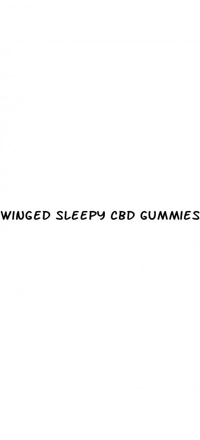 winged sleepy cbd gummies