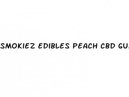 smokiez edibles peach cbd gummies