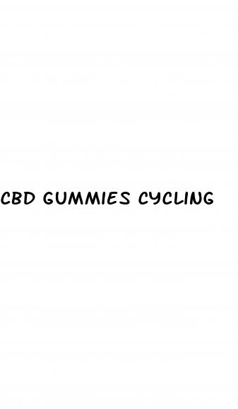 cbd gummies cycling