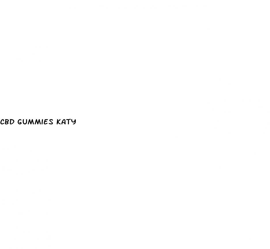 cbd gummies katy