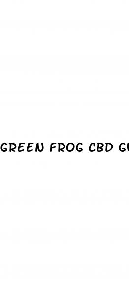 green frog cbd gummies