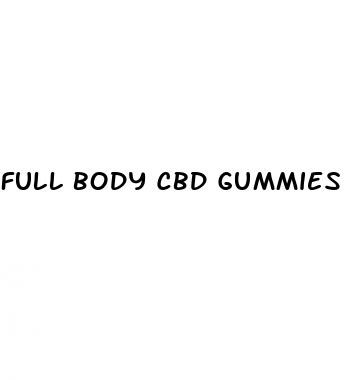 full body cbd gummies for erectile dysfunction