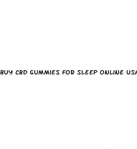 buy cbd gummies for sleep online usa