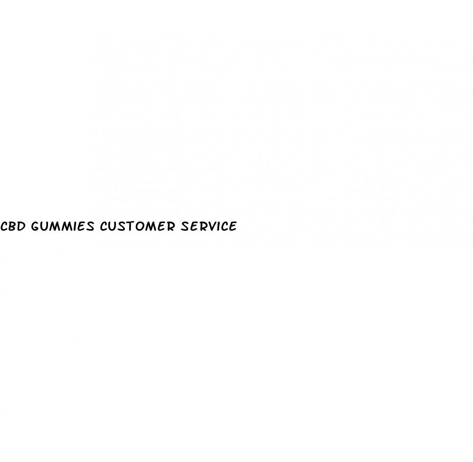 cbd gummies customer service