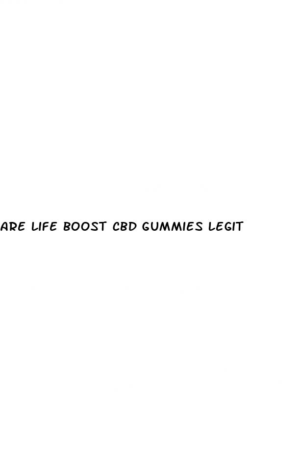 are life boost cbd gummies legit