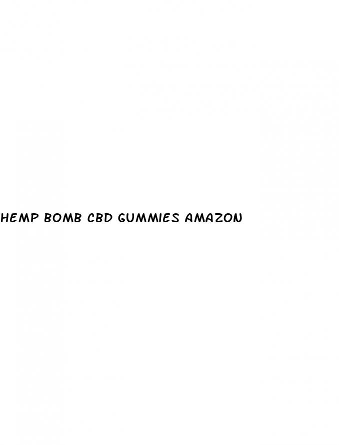 hemp bomb cbd gummies amazon