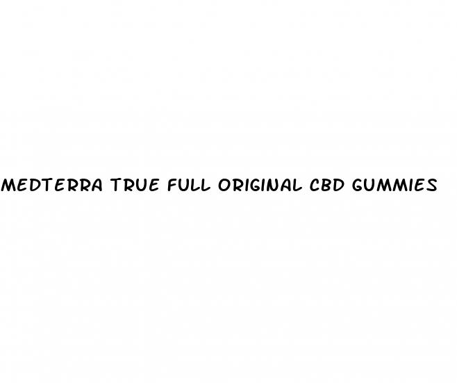 medterra true full original cbd gummies