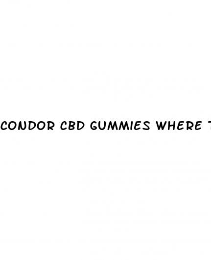 condor cbd gummies where to buy