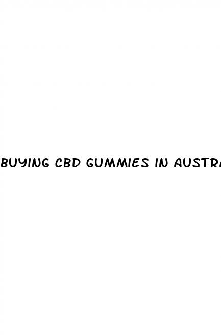 buying cbd gummies in australia