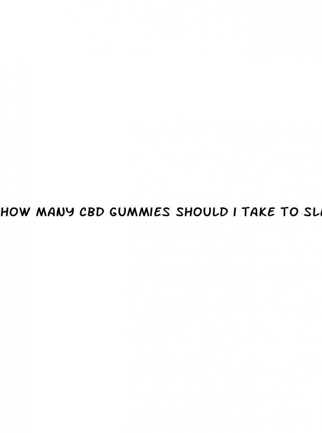 how many cbd gummies should i take to sleep