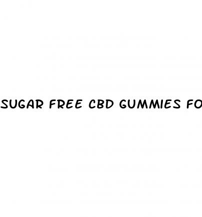 sugar free cbd gummies for anxiety