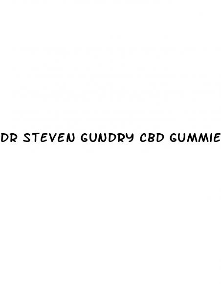 dr steven gundry cbd gummies