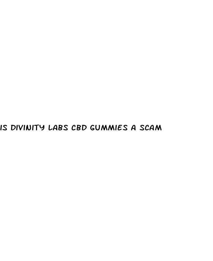 is divinity labs cbd gummies a scam