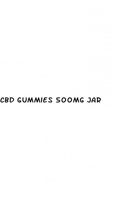 cbd gummies 500mg jar