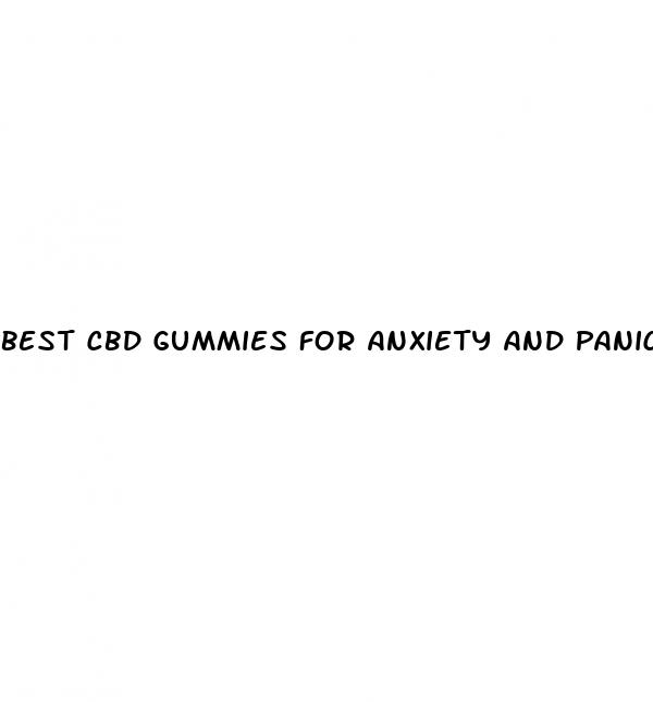 best cbd gummies for anxiety and panic attacks