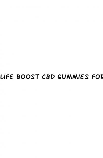 life boost cbd gummies for ed